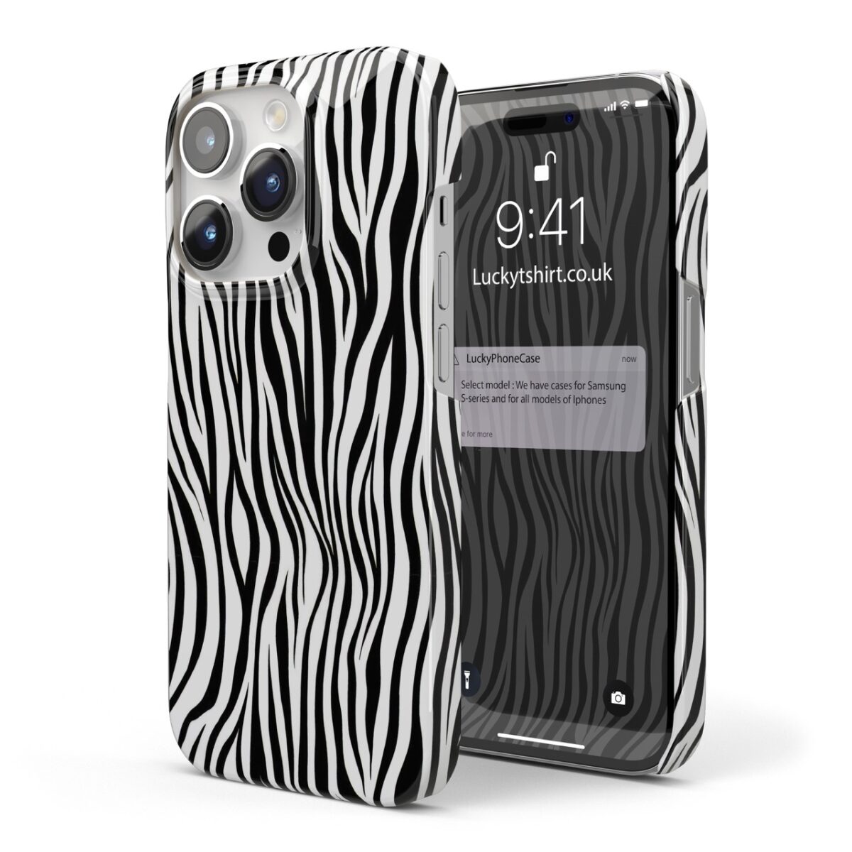 Zebra Pattern Phone Case