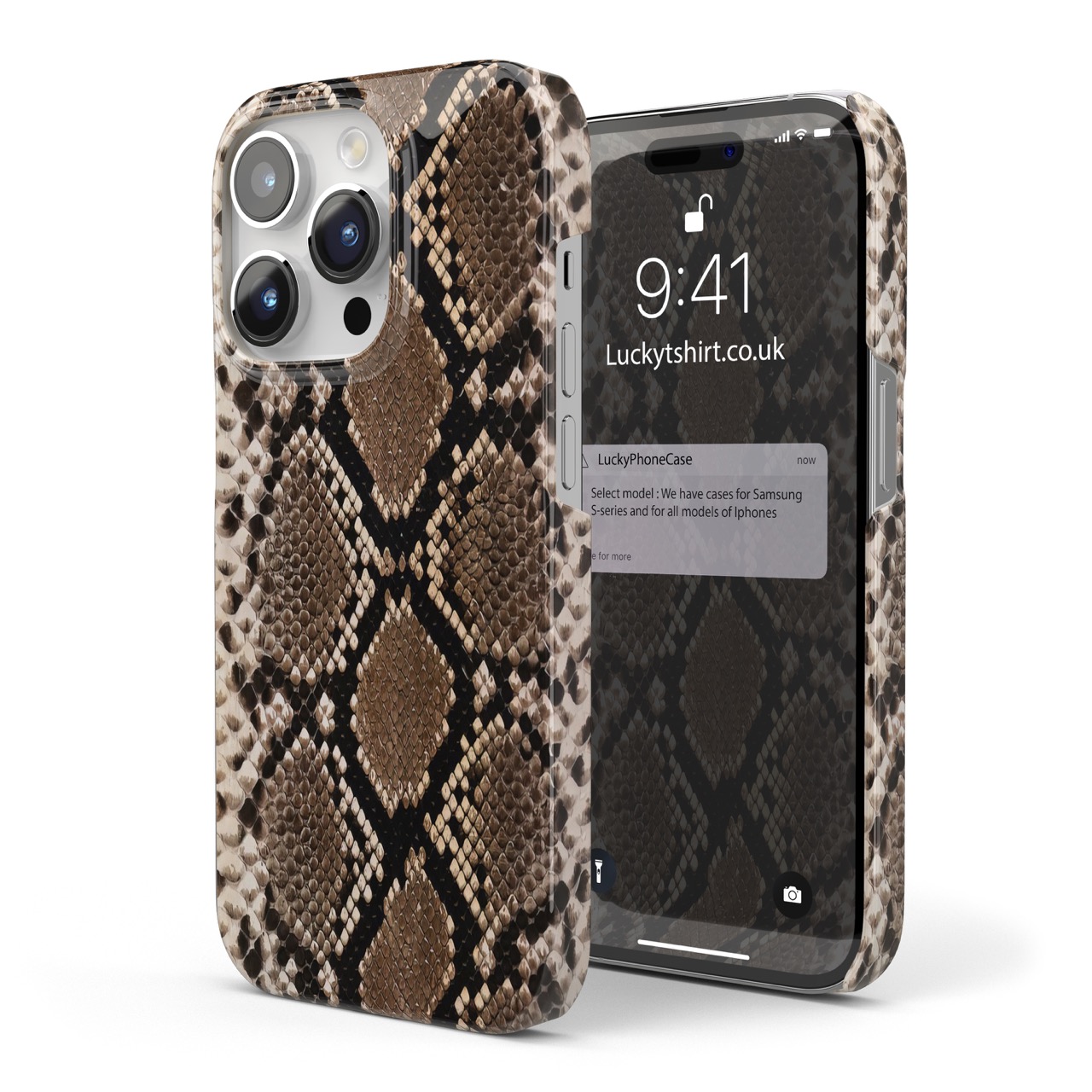 Snake Pattern Phone Case