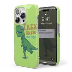 Skate  Dinosaur T-Rex Phone Case
