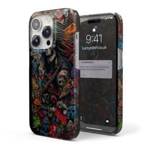 Music Rock Art Skull Phone Case