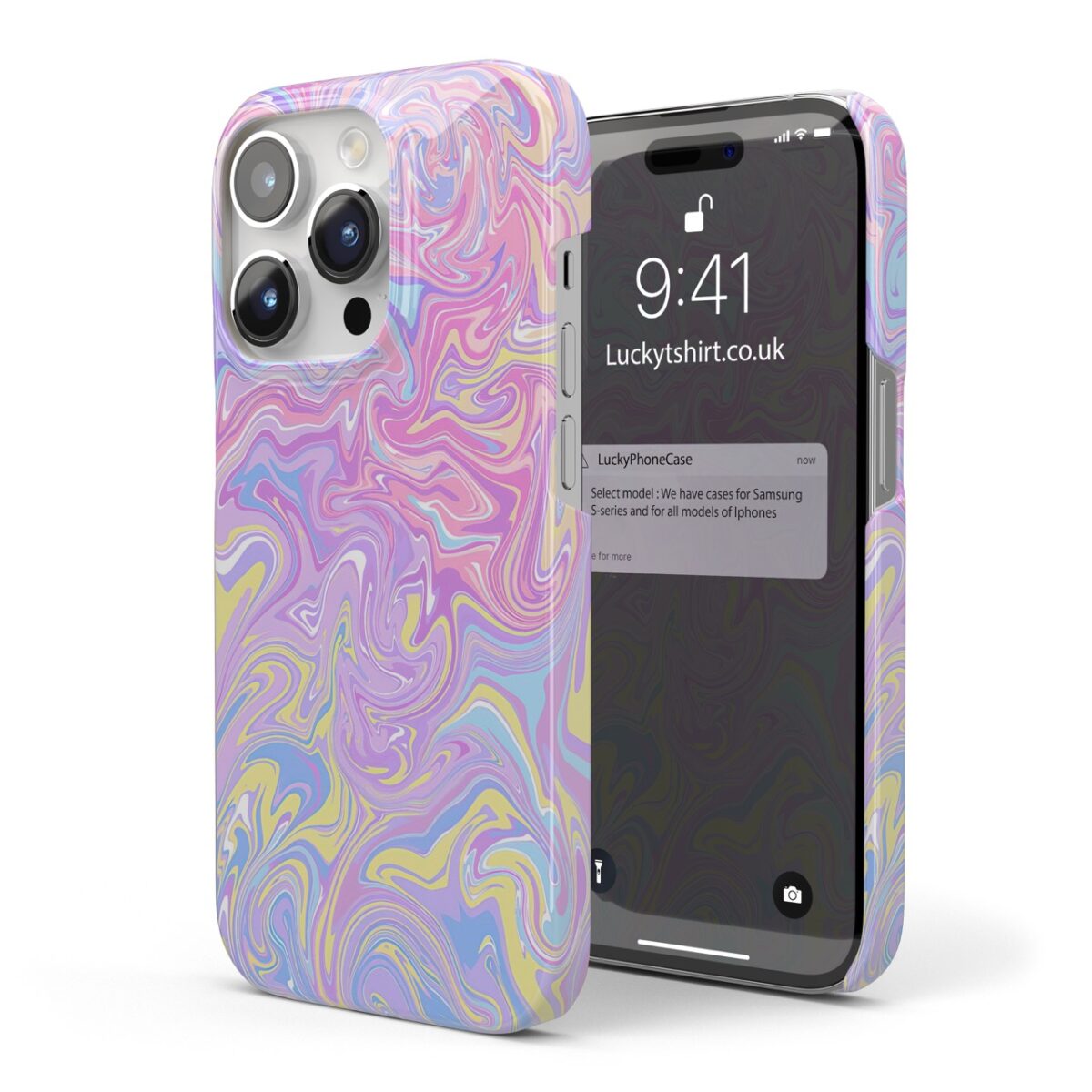 Lolipop Marble Pink Phone Case