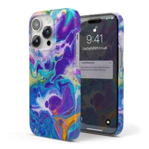 Premium Marble Blue Phone Case