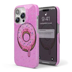 Love Donuts PInk Cartoon Phone Case
