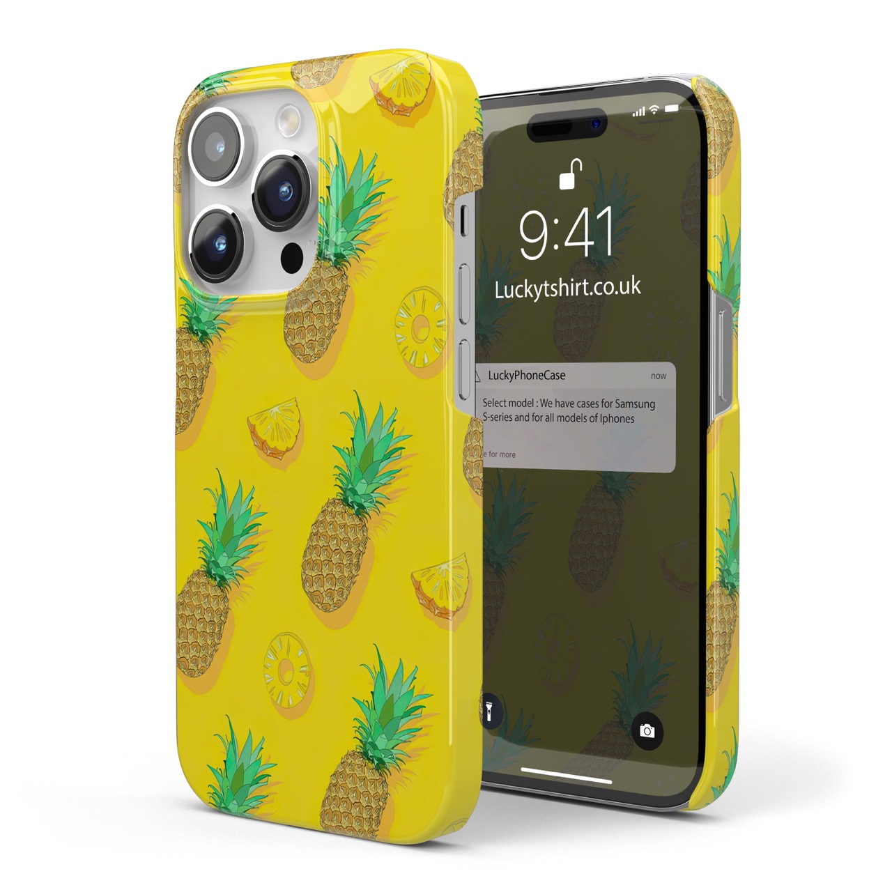 Pineapple Fruit Summer Yellow Phone Case