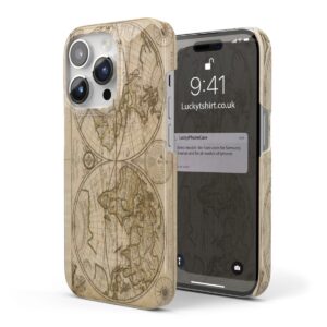 World Map Retro Phone Case