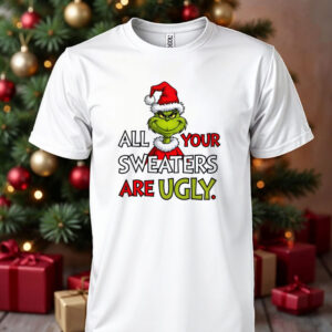 Grinch TShirt Ugly Sweaters Christmas Santa