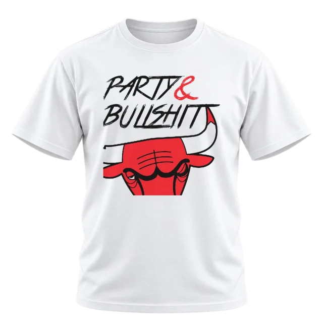 Party & Bullshit Basketball Graphic T-Shirt