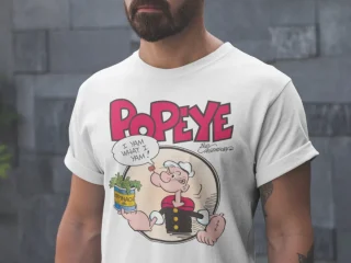 Popeye Retro Graphic T-Shirt — alternate view