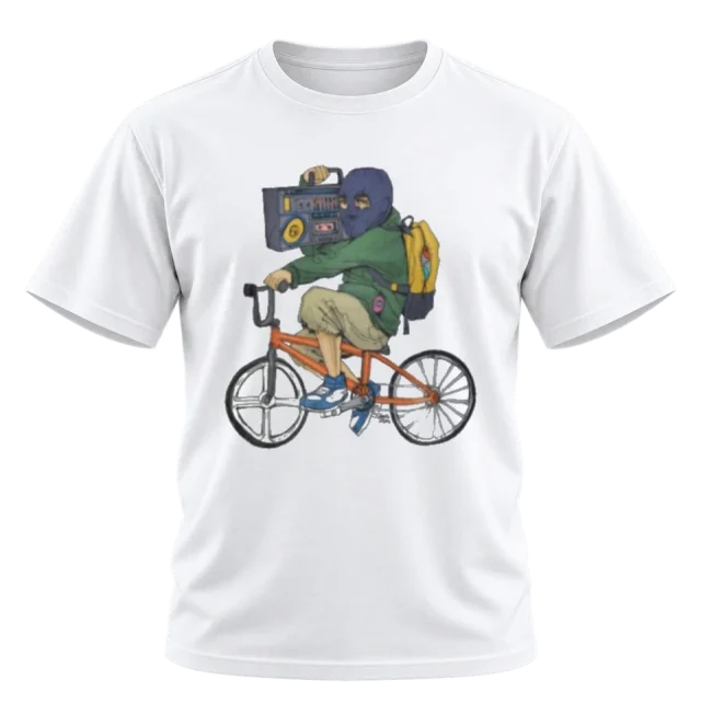 Funny BMX Cycling Graphic T-Shirt