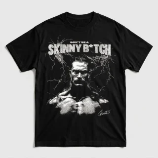 Don’t Be a Skinny B*tch Gym Graphic T-Shirt — alternate view
