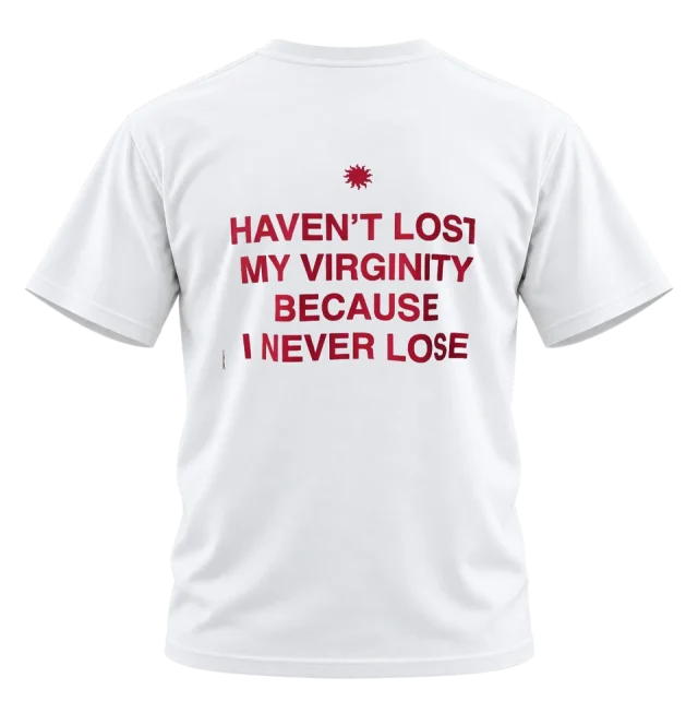 I Never Lose — Funny Confidence Back Print T-Shirt