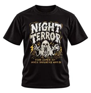 Night Terror Halloween Graphic T-Shirt