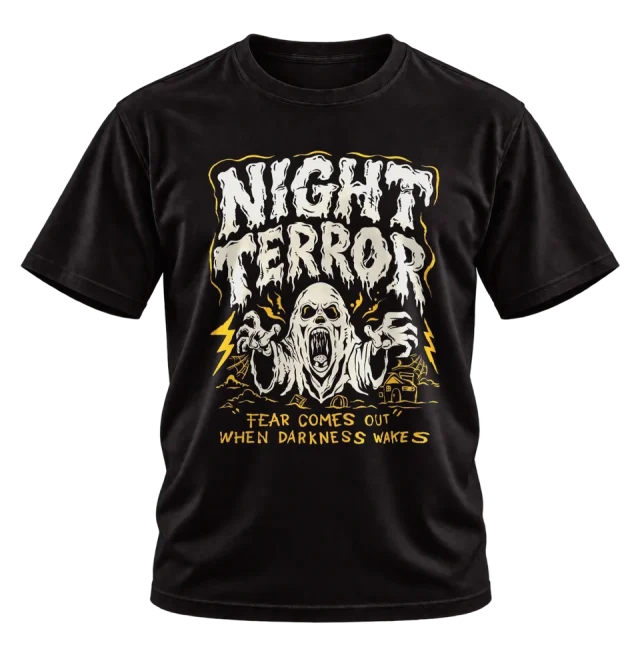 Night Terror Halloween Graphic T-Shirt