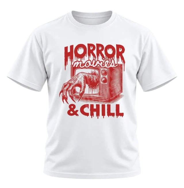 Horror Movies & Chill Halloween T-Shirt