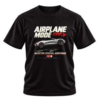 Airplane Mode Flying Roadster Graphic T-Shirt