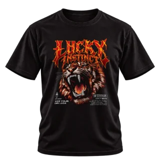 Lucky Instinct Tiger Graphic T-Shirt