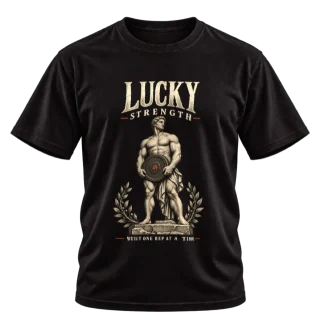 Lucky Strength Classical Statue Gym T-Shirt