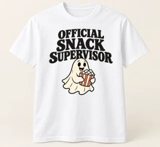 Official Snack Supervisor Ghost T-Shirt